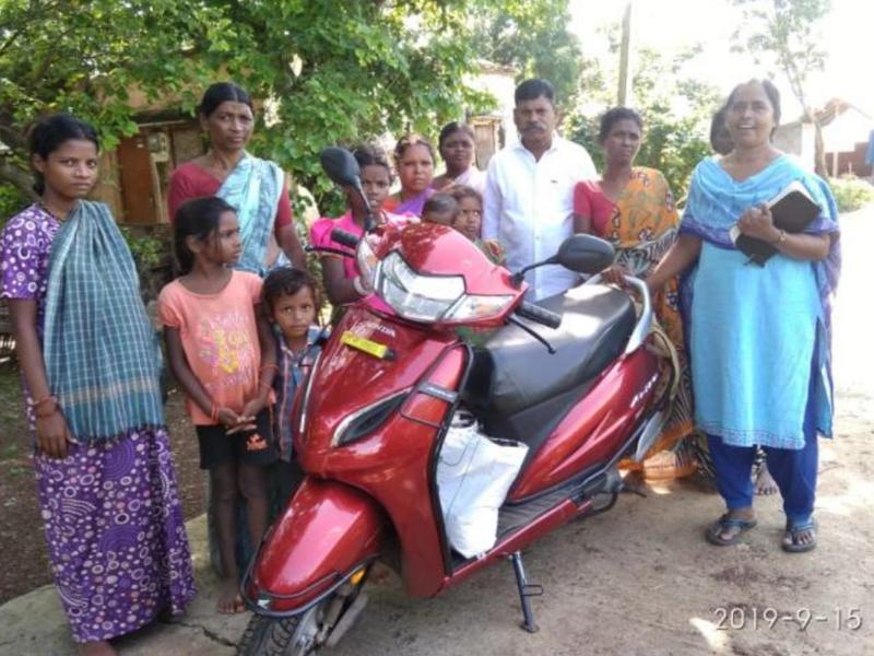 Motor bikes for Indian Missionaries